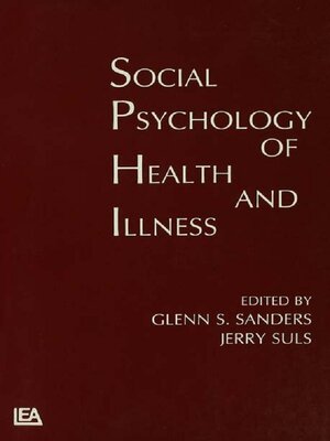 cover image of Social Psychology of Health and Illness